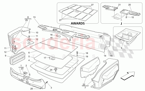 Part Diagram for Maserati 80061306