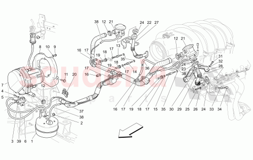 Part Diagram for Maserati 199865
