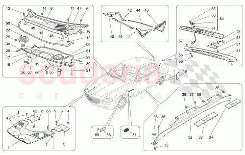 Part Diagram for Maserati 66899500