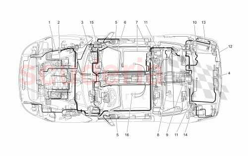 Part Diagram for Maserati 218368
