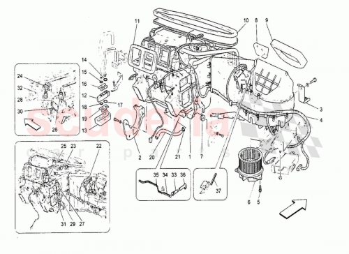 Part Diagram for Maserati 81235100