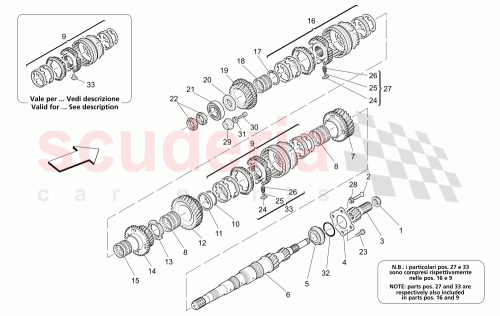 Part Diagram for Maserati 182335