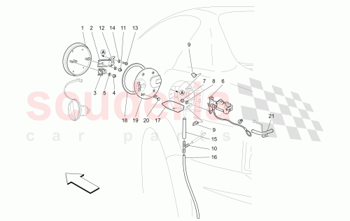 Part Diagram for Maserati 67729700