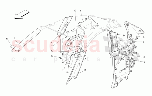 Part Diagram for Maserati 959644000