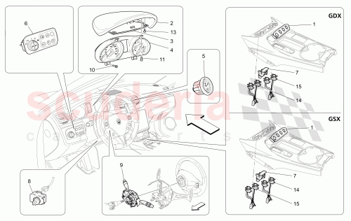 Part Diagram for Maserati 350577