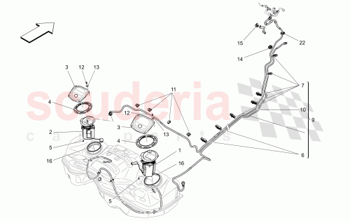 Part Diagram for Maserati 670030756