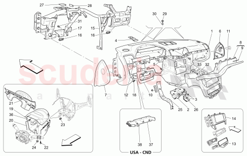Part Diagram for Maserati 84803500