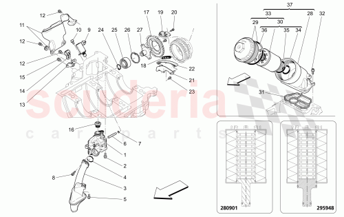 Part Diagram for Maserati 280901