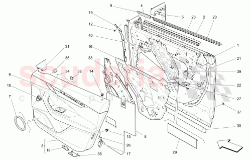Part Diagram for Maserati 670114850