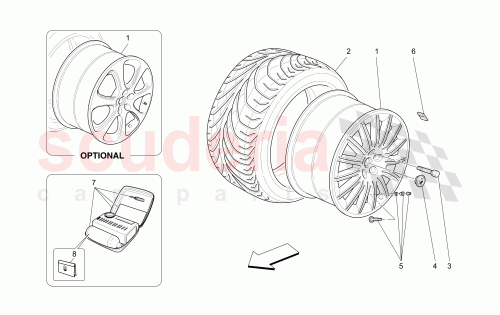 Part Diagram for Maserati 199033