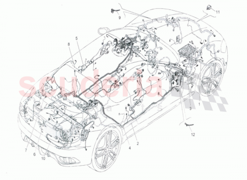 Part Diagram for Maserati 230265