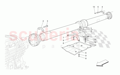 Part Diagram for Maserati 225109