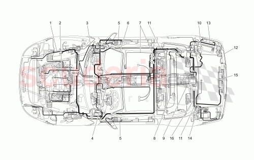 Part Diagram for Maserati 195534