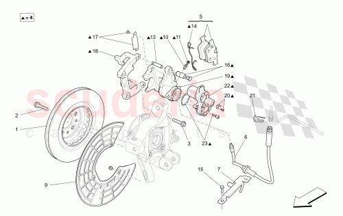 Part Diagram for Maserati 670031771