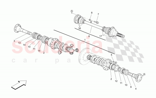 Part Diagram for Maserati 185033