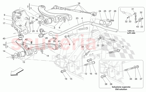 Part Diagram for Maserati 244021