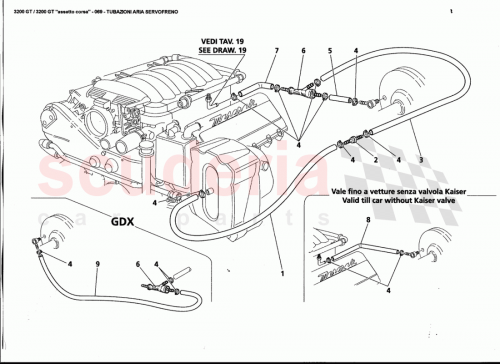 Part Diagram for Maserati 387400314