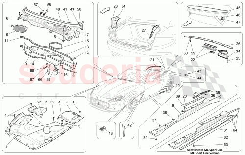 Part Diagram for Maserati 89254800