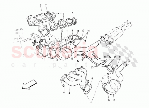 Part Diagram for Maserati 228588