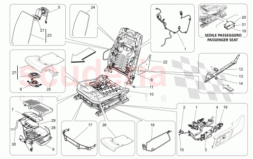 Part Diagram for Maserati 670008431