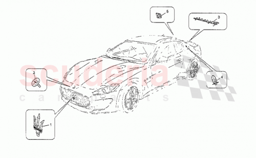 Part Diagram for Maserati 89095700