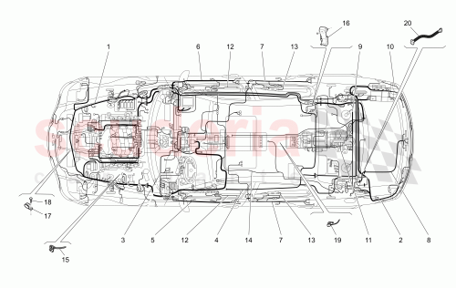 Part Diagram for Maserati 224046