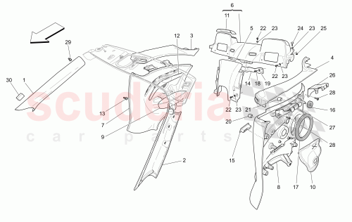 Part Diagram for Maserati 81571790
