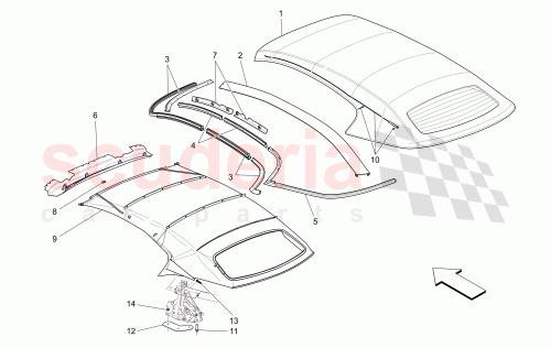 Part Diagram for Maserati 85846000