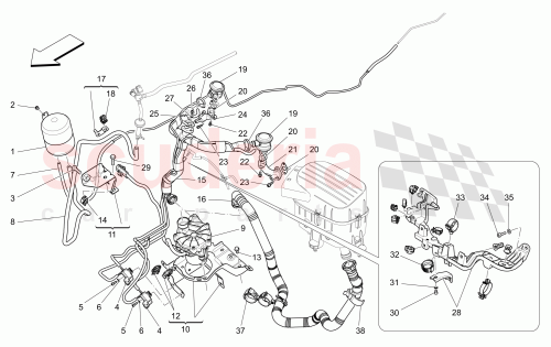 Part Diagram for Maserati 670005592