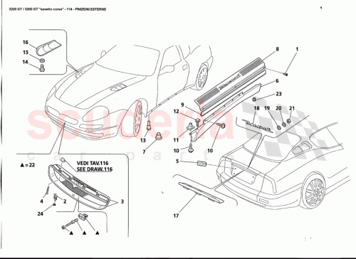 Part Diagram for Maserati 12639401
