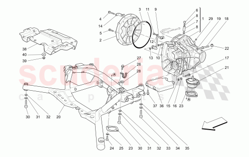 Part Diagram for Maserati 13414691