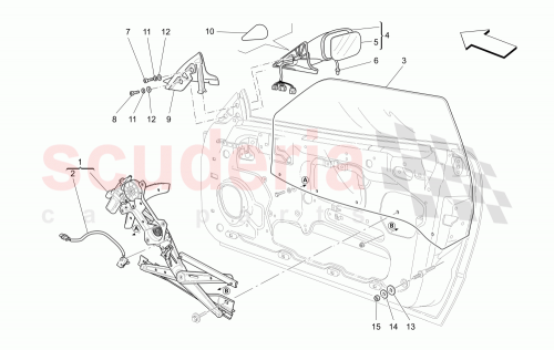 Part Diagram for Maserati 980040946