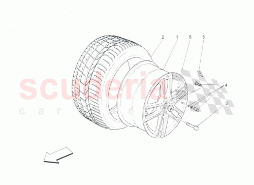 Part Diagram for Maserati 82330902