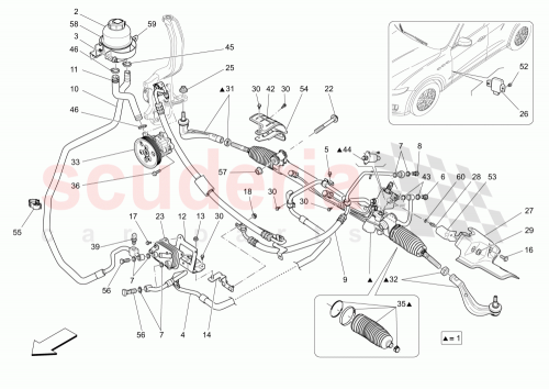 Part Diagram for Maserati 670032098