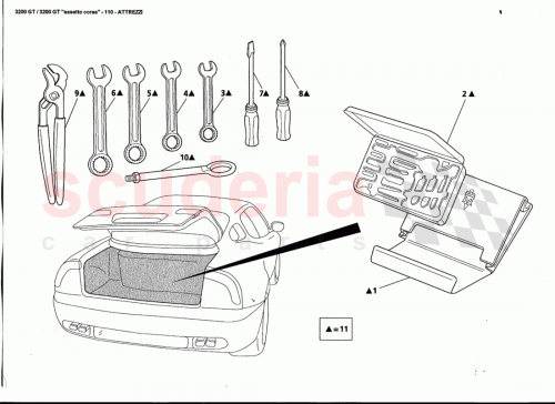 Part Diagram for Maserati 399850106