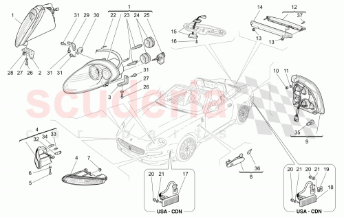 Part Diagram for Maserati 210570049