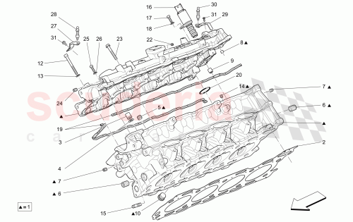 Part Diagram for Maserati 292363