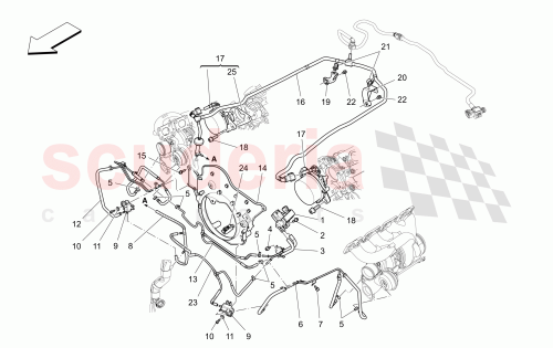 Part Diagram for Maserati 299445