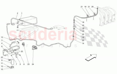 Part Diagram for Maserati 180861