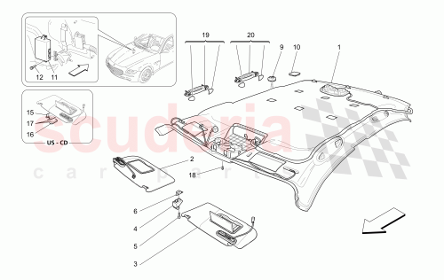 Part Diagram for Maserati 980139958
