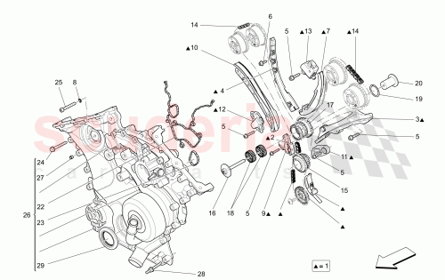 Part Diagram for Maserati 304376