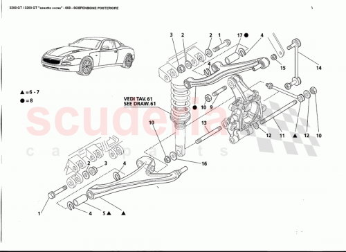 Part Diagram for Maserati 387000014