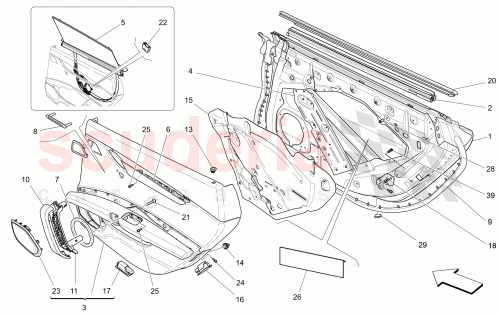 Part Diagram for Maserati 673001991