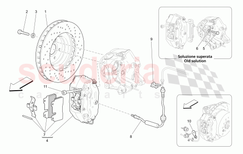 Part Diagram for Maserati 673012040