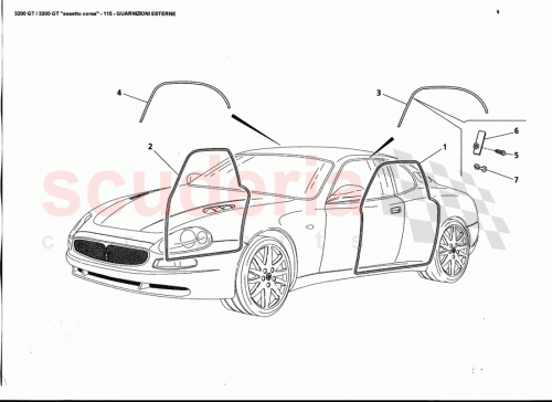 Part Diagram for Maserati 119142160