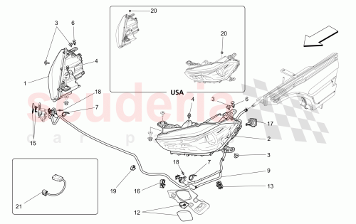 Part Diagram for Maserati 673001811