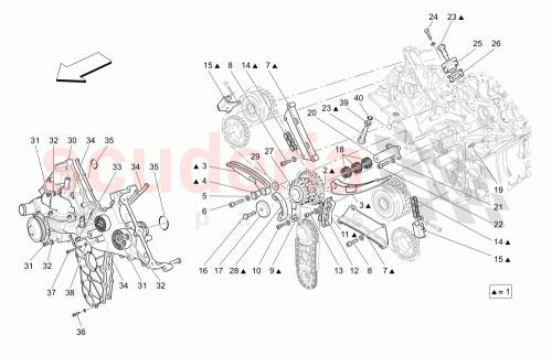 Part Diagram for Maserati 259031
