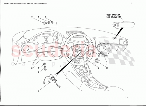 Part Diagram for Maserati 382300260