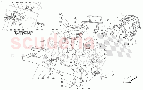 Part Diagram for Maserati 981106119