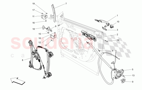 Part Diagram for Maserati 670176156
